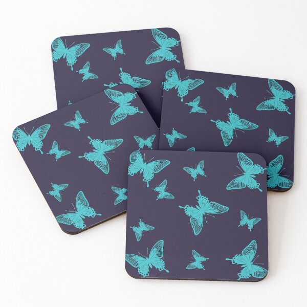 Item preview, Blue butterfly pattern cute designed and sold by Esinald.