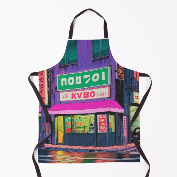 Item preview, Kyoto Horizons – Glitching Sunset Skyline designed and sold by RetroRebootShop.
