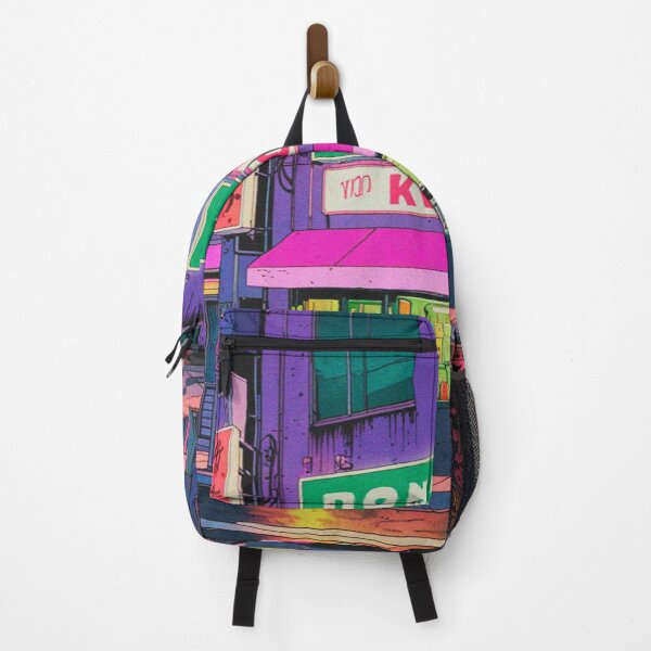 Item preview, Kyoto Horizons – Glitching Sunset Skyline designed and sold by RetroRebootShop.
