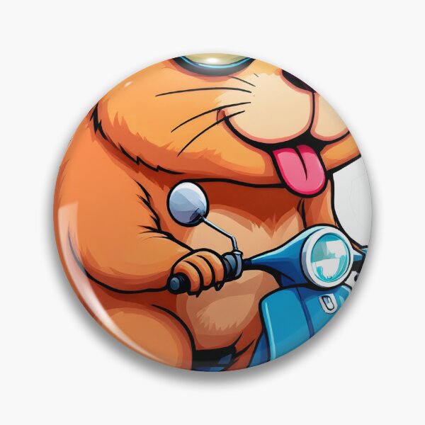 Item preview, The Great Capybara Biker designed and sold by ACGIMPRESIONES.