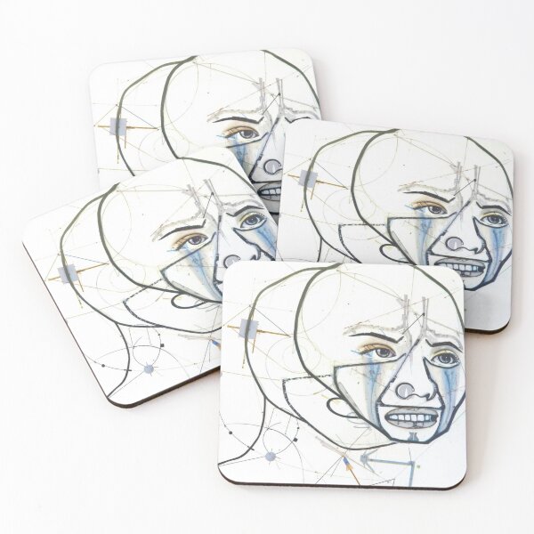 Item preview, abstract wojak mask meme designed and sold by optimusprime39.