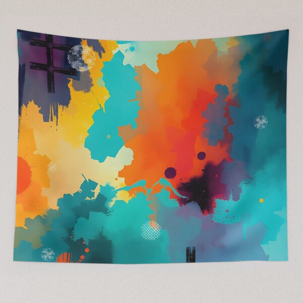 Item preview, Abstract painting designed and sold by risenphoenixart.