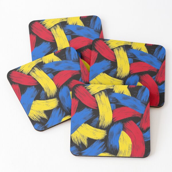 Item preview, Vivid Primary Color Woven Art Pattern designed and sold by AstroWolf Studio.
