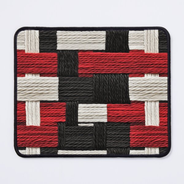 Item preview, Bold Red, Black, and White Woven Pattern designed and sold by AstroWolf Studio.