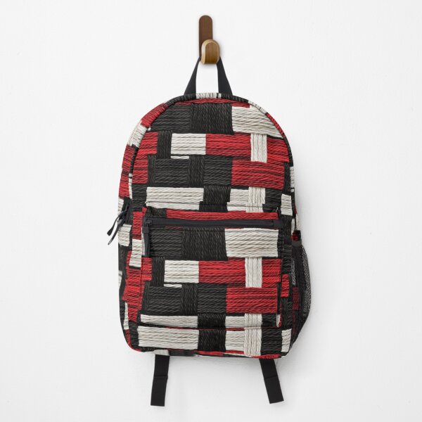 Item preview, Bold Red, Black, and White Woven Pattern designed and sold by AstroWolf Studio.