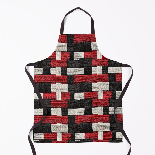Item preview, Bold Red, Black, and White Woven Pattern designed and sold by AstroWolf Studio.