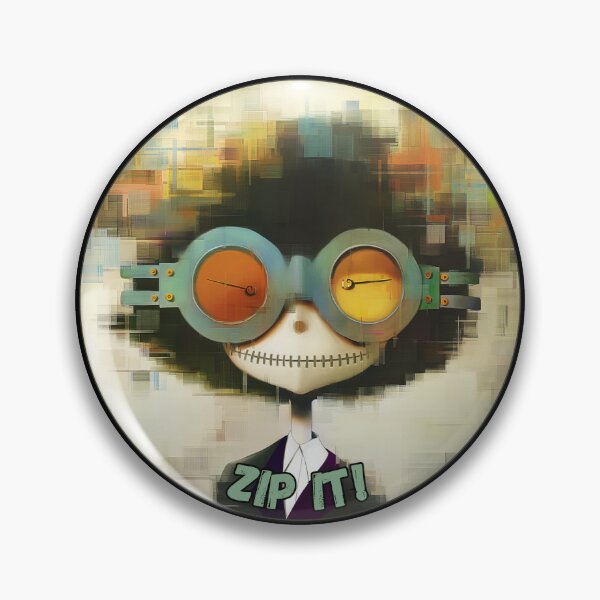 Item preview, Zip It! Mildly insulting design. designed and sold by Shoot-The-Moon.
