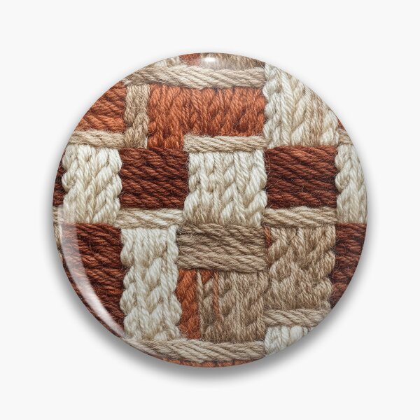 Item preview, Warm Earth-Tone Woven Yarn Pattern designed and sold by AstroWolf Studio.