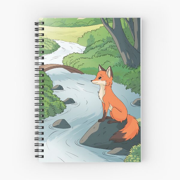 Item preview, Curiou Fox, Steping Across the River designed and sold by madtoyman.