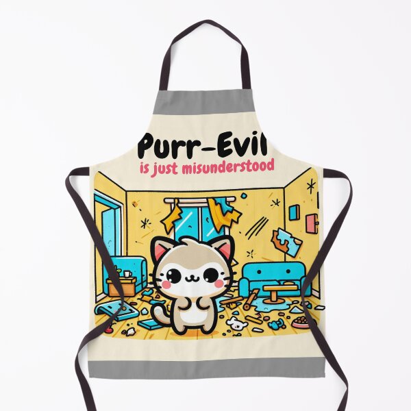 Item preview, Misunderstood Purr-evil: Cute Chaos Cat Design designed and sold by MIDesign.