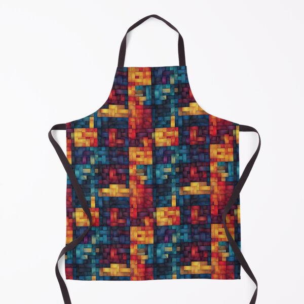 Item preview, Vibrant Abstract Block Woven Pattern designed and sold by AstroWolf Studio.