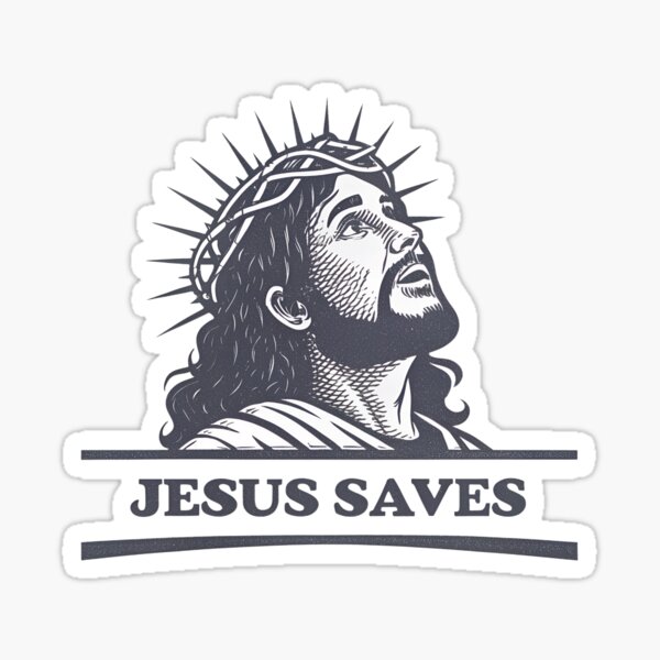Item preview, Jesus Saves designed and sold by NickTaroDesign.