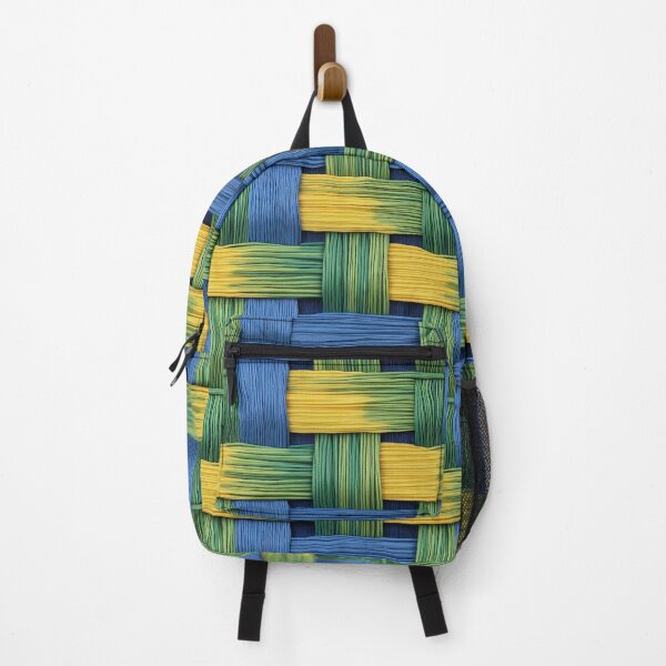 Item preview, Modern Striped Fiber Weave Pattern designed and sold by AstroWolf Studio.