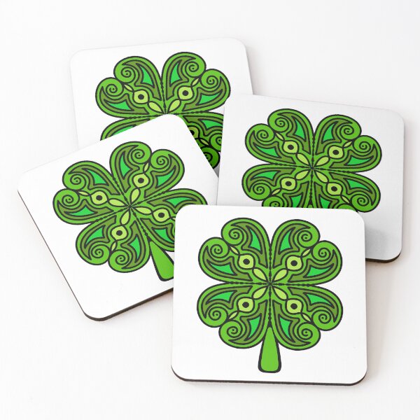 Item preview, Green Four Leaf Clover designed and sold by Sartoris Art.