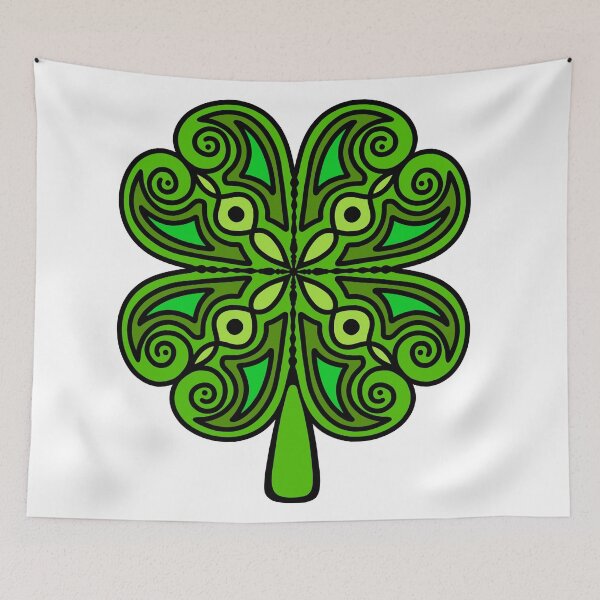 Item preview, Green Four Leaf Clover designed and sold by Sartoris Art.