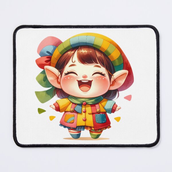 Item preview, Colorful Elf Watercolor Clipart – Fantasy-Themed, Hand-Painted Art for Crafts & Designs – Perfect for DIY Projects designed and sold by angieart68.