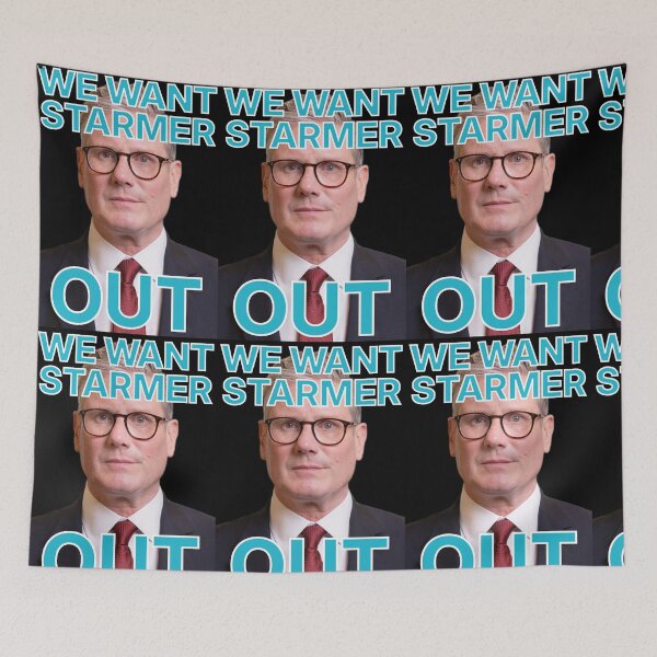 Item preview, We Want Starmer Out designed and sold by beaglefruit.
