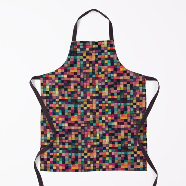 Item preview, Vibrant Checkered Woven Squares Design designed and sold by AstroWolf Studio.