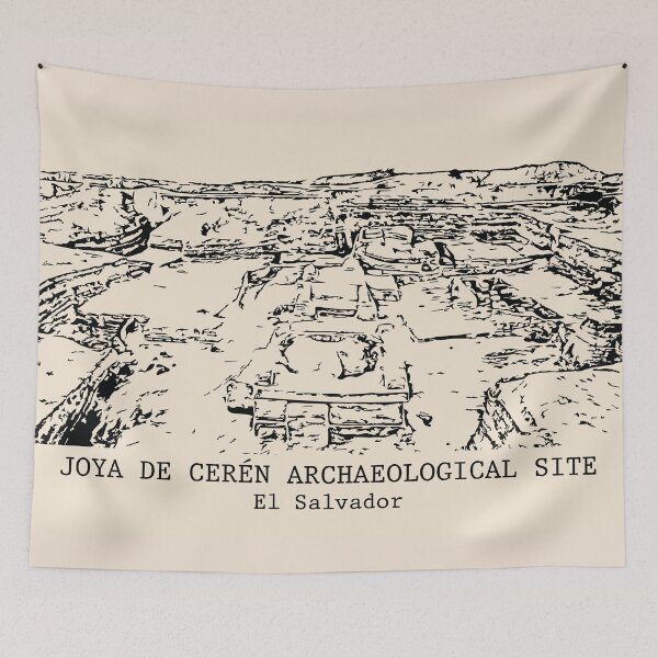 Item preview, Joya de Cerén Archaeological Site - El Salvador designed and sold by Lakeric Cityscapes.