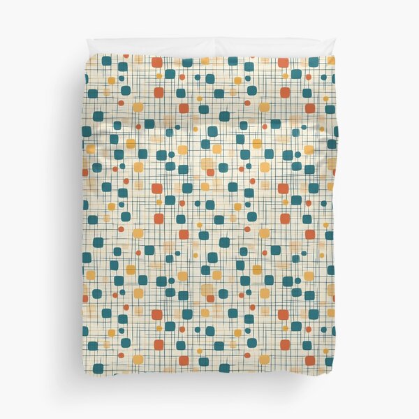 Item preview, Retro Abstract Weave with Colorful Dots designed and sold by AstroWolf Studio.