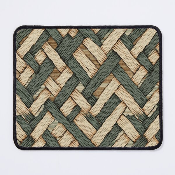 Item preview, Rustic Green and Beige Braided Texture designed and sold by AstroWolf Studio.