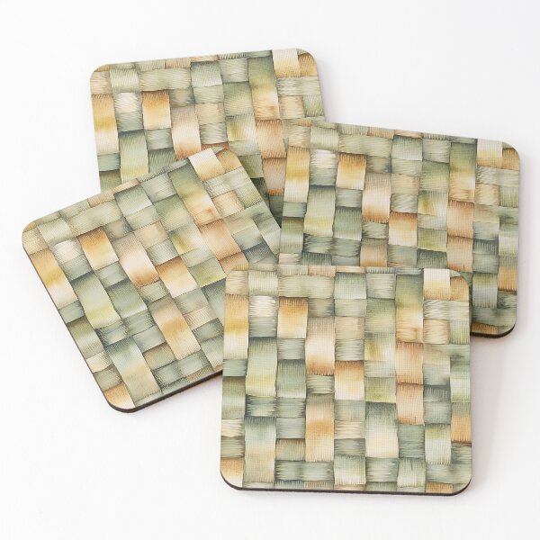 Item preview, Soft Neutral Watercolor Woven Pattern designed and sold by AstroWolf Studio.