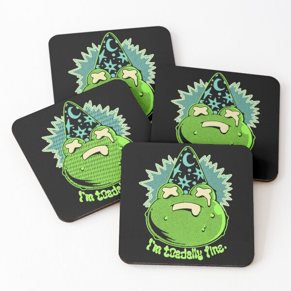 Item preview, I'm Toadally Fine designed and sold by Ilustrata®.