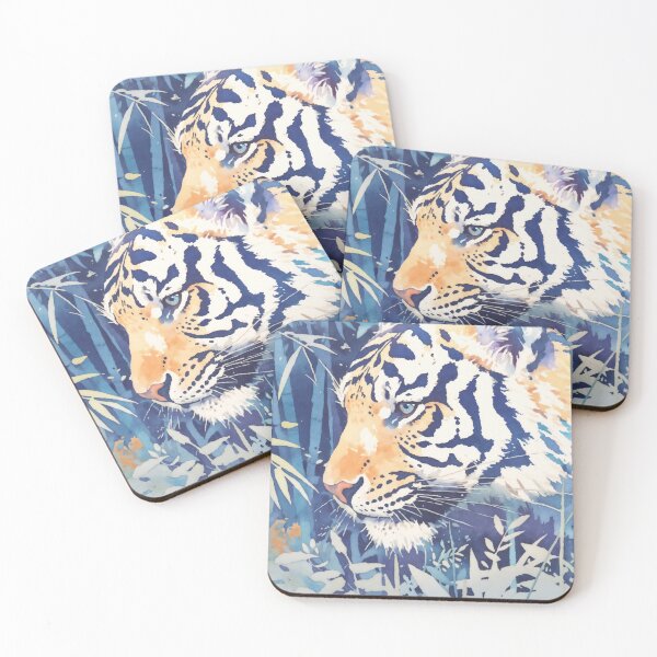 Item preview, Jungle Shadows Tiger's Intense Stare designed and sold by AshiraCreations.