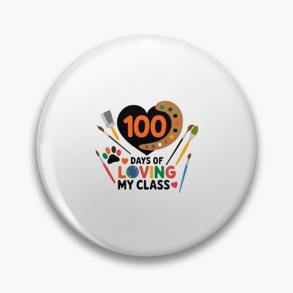 Aperçu de l'œuvre T-shirt 100 jours pour aimer ma classe créée et vendue par lorvenson.