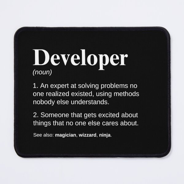 Item preview, Developers and Programmers Funny Coding Definition designed and sold by CuteLovelyDesigns.