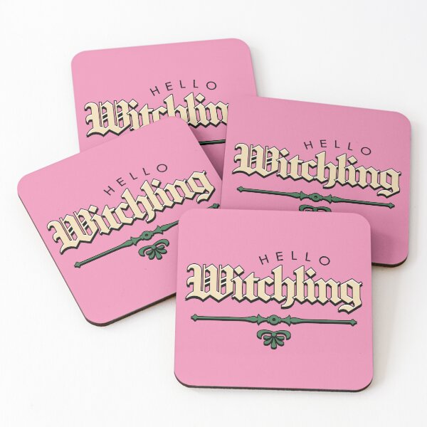 Item preview, Hello Witchling Illustrated Bookish Type  designed and sold by Magyarmelcsi Illustration.