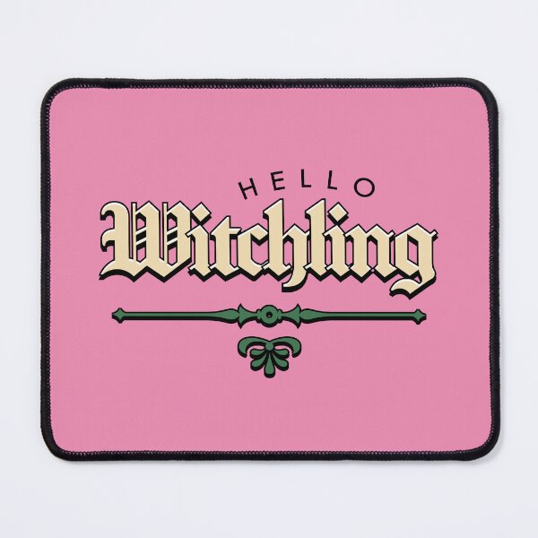 Item preview, Hello Witchling Illustrated Bookish Type  designed and sold by Magyarmelcsi Illustration.