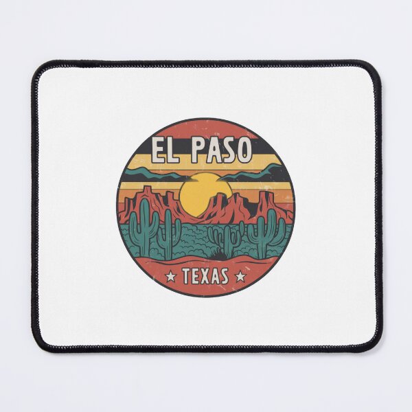 Item preview, El Paso, Texas | Sunset: Cacti and Desert Mountains designed and sold by CircinusStore.