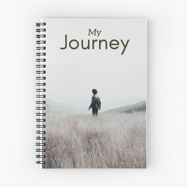 Item preview, My Journey Notebook - Minimal & Elegant Design designed and sold by CreationbyNiki.