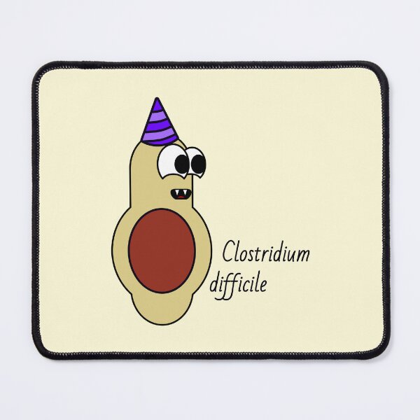 Item preview, Clostridium difficile - Cute Bacteria designed and sold by MicroMarket.