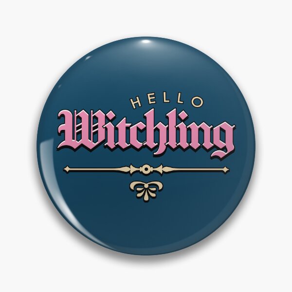 Item preview, Hello Witchling Illustrated Bookish Type  designed and sold by Magyarmelcsi Illustration.