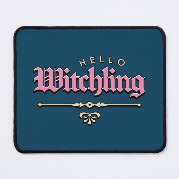 Item preview, Hello Witchling Illustrated Bookish Type designed and sold by Magyarmelcsi Illustration.