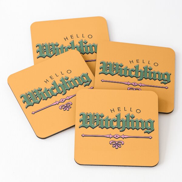 Item preview, Hello Witchling Illustrated Bookish Type  designed and sold by Magyarmelcsi Illustration.