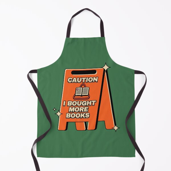 Item preview, Caution I Bought More Books Illustrated Bookish Type designed and sold by Magyarmelcsi Illustration.