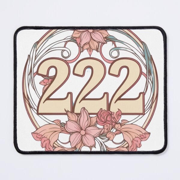 Item preview, Angel Number 222. Synchronicity design. Floral. designed and sold by Shoot-The-Moon.