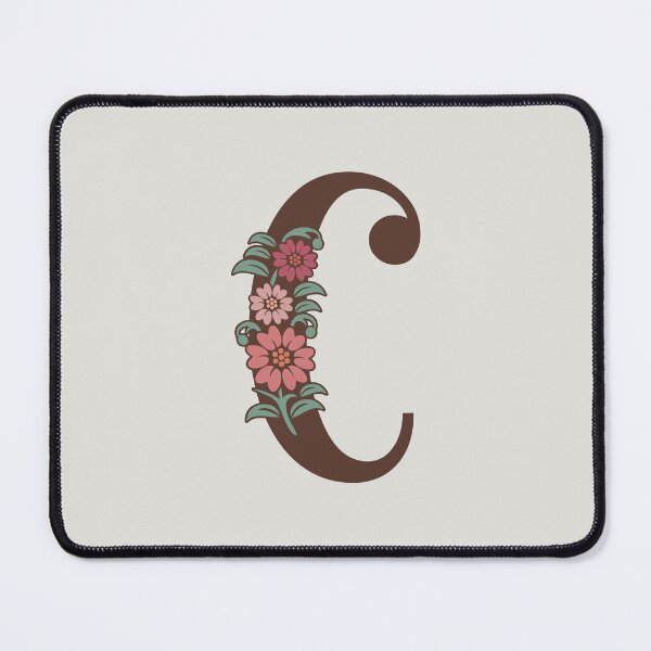 Item preview, Floral C Monogram designed and sold by DonnaRaquel.