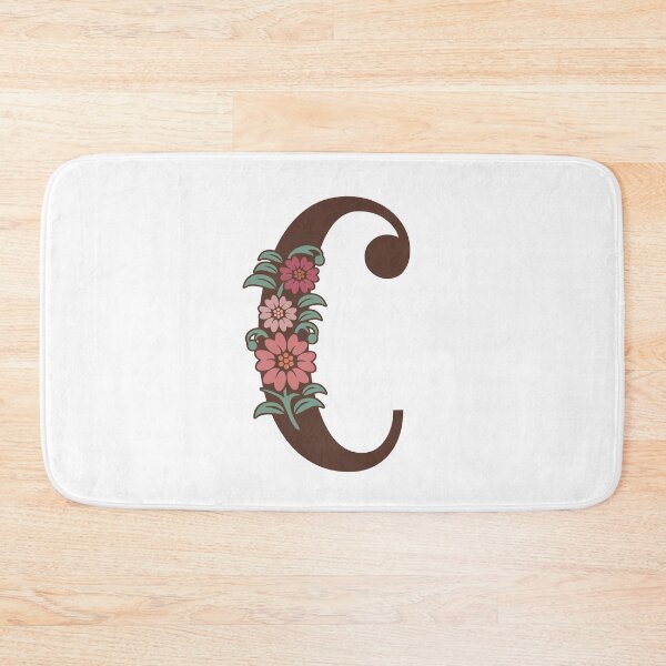 Item preview, Floral C Monogram designed and sold by DonnaRaquel.
