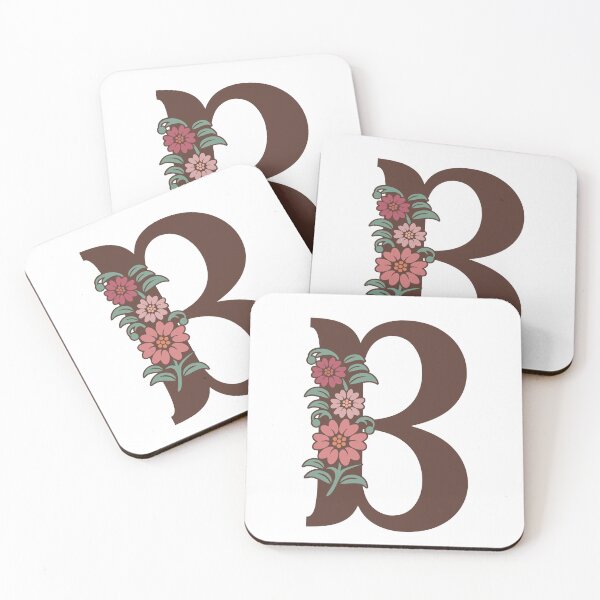Item preview, Floral B Monogram  designed and sold by DonnaRaquel.