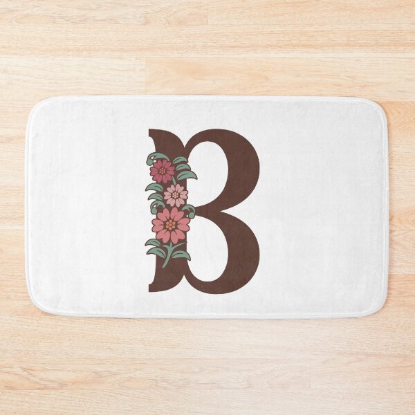 Item preview, Floral B Monogram  designed and sold by DonnaRaquel.