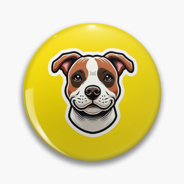 Item preview, American Staffordshire Terrier Dog Head  designed and sold by ArtistEmbrace.