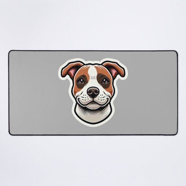 Item preview, American Staffordshire Terrier Dog Head designed and sold by ArtistEmbrace.
