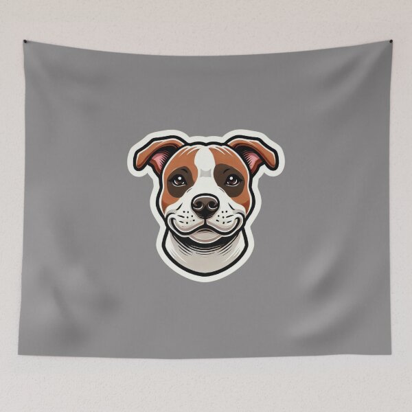 Item preview, American Staffordshire Terrier Dog Head  designed and sold by ArtistEmbrace.