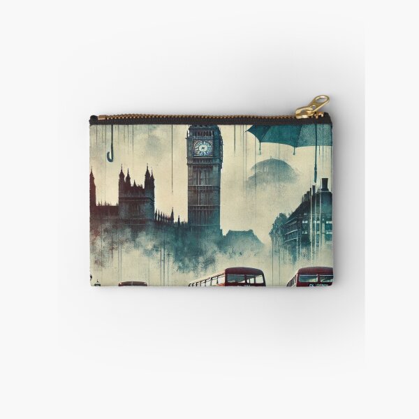 Item preview, London's Foggy Streets in Black and White Reloaded Premium Trendy Best Gift designed and sold by Imaginarium of Chaos falcon88 .