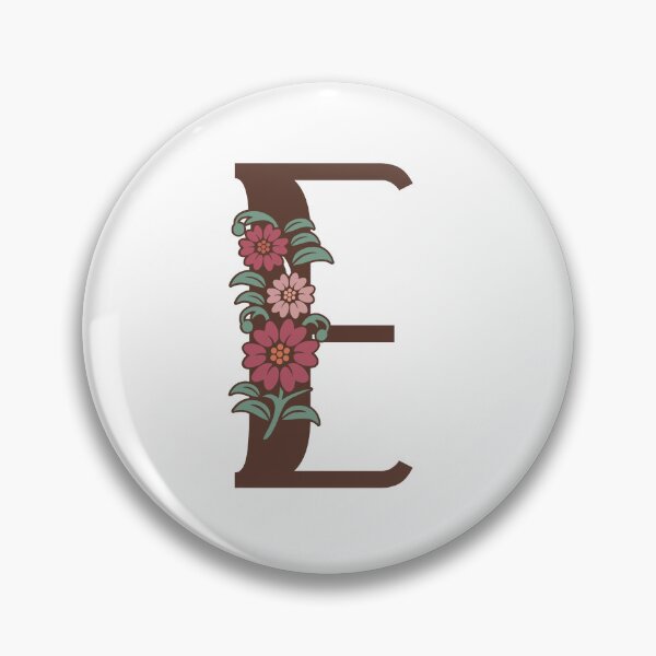 Item preview,  Floral E Monogram designed and sold by DonnaRaquel.