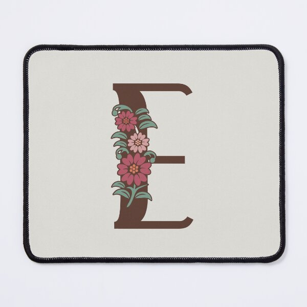 Item preview,  Floral E Monogram designed and sold by DonnaRaquel.
